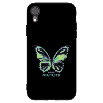 Picasee fekete szilikon tok az alábbi mobiltelefonokra Apple iPhone XR - Diamanty Blue
