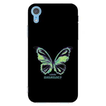 Picasee átlátszó szilikon tok az alábbi mobiltelefonokra Apple iPhone XR - Diamanty Blue