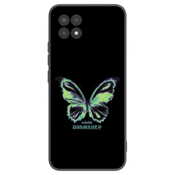 Picasee fekete szilikon tok az alábbi mobiltelefonokra Realme 8i - Diamanty Blue