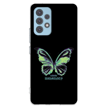 Picasee átlátszó szilikon tok az alábbi mobiltelefonokra Samsung Galaxy A53 5G A536 - Diamanty Blue