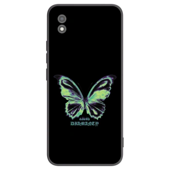 Picasee fekete szilikon tok az alábbi mobiltelefonokra Realme C11 (2021) - Diamanty Blue