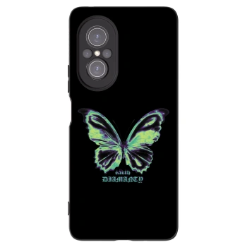 Picasee fekete szilikon tok az alábbi mobiltelefonokra Huawei Nova 9 SE - Diamanty Blue