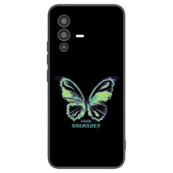 Picasee fekete szilikon tok az alábbi mobiltelefonokra Vivo V23 5G - Diamanty Blue