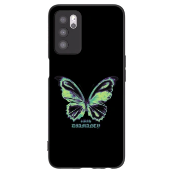 Picasee fekete szilikon tok az alábbi mobiltelefonokra OPPO A16s - Diamanty Blue