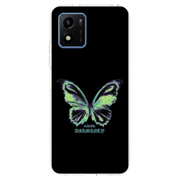 Picasee átlátszó szilikon tok az alábbi mobiltelefonokra Vivo Y01 - Diamanty Blue