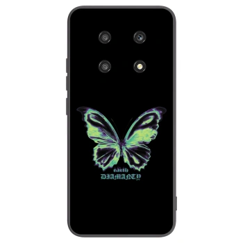 Picasee fekete szilikon tok az alábbi mobiltelefonokra Honor Magic4 Lite 5G - Diamanty Blue