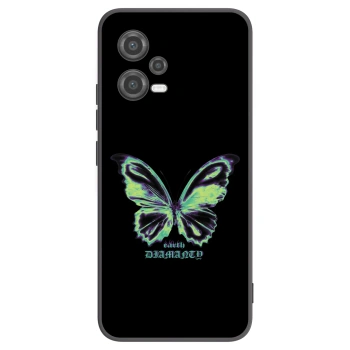 Picasee fekete szilikon tok az alábbi mobiltelefonokra Xiaomi Poco X5 - Diamanty Blue