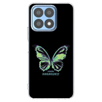 Picasee átlátszó szilikon tok az alábbi mobiltelefonokra Honor X8a - Diamanty Blue