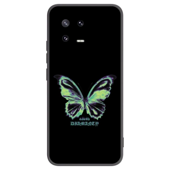 Picasee fekete szilikon tok az alábbi mobiltelefonokra Xiaomi 13 Pro - Diamanty Blue