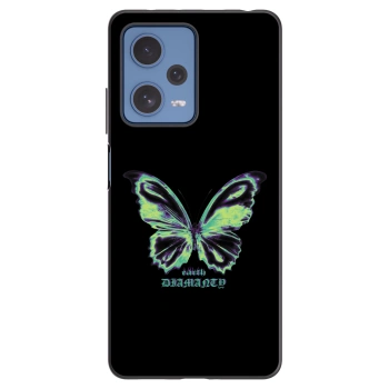 Picasee fekete szilikon tok az alábbi mobiltelefonokra Xiaomi Redmi Note 12 Pro 5G - Diamanty Blue