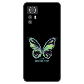 Picasee fekete szilikon tok az alábbi mobiltelefonokra Xiaomi Redmi Note 12S - Diamanty Blue
