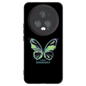 Picasee fekete szilikon tok az alábbi mobiltelefonokra Honor Magic5 Pro - Diamanty Blue