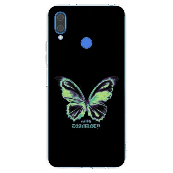Picasee átlátszó szilikon tok az alábbi mobiltelefonokra Huawei Nova 3i - Diamanty Blue
