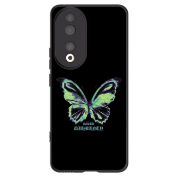 Picasee fekete szilikon tok az alábbi mobiltelefonokra Honor 90 5G - Diamanty Blue