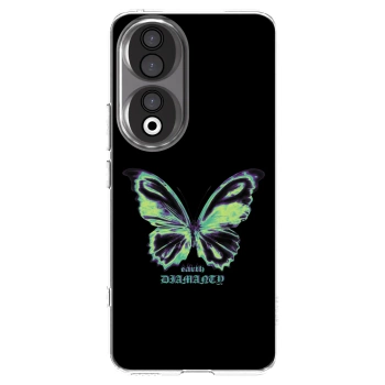 Picasee átlátszó szilikon tok az alábbi mobiltelefonokra Honor 90 5G - Diamanty Blue