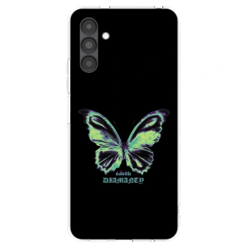 Picasee átlátszó szilikon tok az alábbi mobiltelefonokra Samsung Galaxy A04s A047F - Diamanty Blue