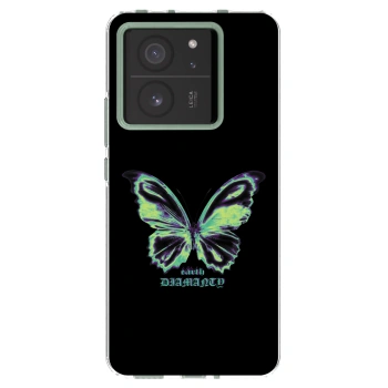 Picasee átlátszó szilikon tok az alábbi mobiltelefonokra Xiaomi 13T - Diamanty Blue