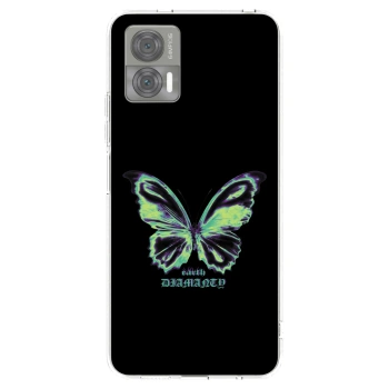 Picasee átlátszó szilikon tok az alábbi mobiltelefonokra Motorola Edge 30 Neo - Diamanty Blue