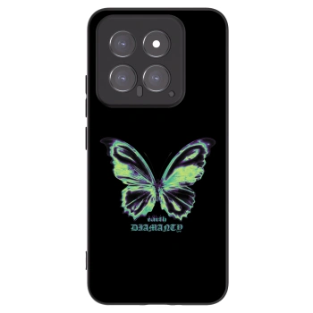 Picasee fekete szilikon tok az alábbi mobiltelefonokra Xiaomi 14 - Diamanty Blue