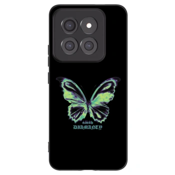 Picasee fekete szilikon tok az alábbi mobiltelefonokra Xiaomi 14 Pro - Diamanty Blue