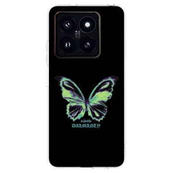 Picasee átlátszó szilikon tok az alábbi mobiltelefonokra Xiaomi 14 Pro - Diamanty Blue