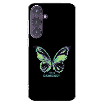 Picasee átlátszó szilikon tok az alábbi mobiltelefonokra Samsung Galaxy S24+ S926B 5G - Diamanty Blue