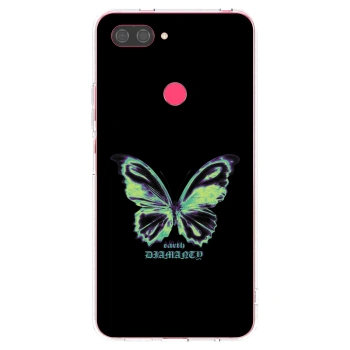 Picasee átlátszó szilikon tok az alábbi mobiltelefonokra Xiaomi Mi 8 Lite - Diamanty Blue