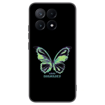Picasee fekete szilikon tok az alábbi mobiltelefonokra Xiaomi Poco X6 Pro - Diamanty Blue