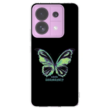 Picasee átlátszó szilikon tok az alábbi mobiltelefonokra Xiaomi Redmi Note 13 Pro 5G - Diamanty Blue