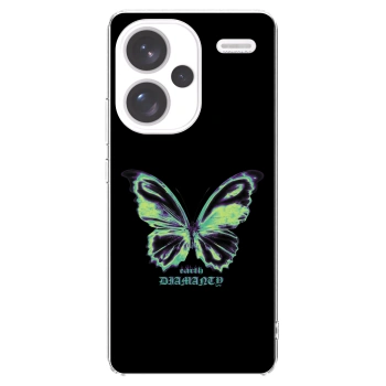 Picasee átlátszó szilikon tok az alábbi mobiltelefonokra Xiaomi Redmi Note 13 Pro+ 5G - Diamanty Blue