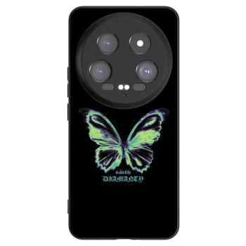 Picasee fekete szilikon tok az alábbi mobiltelefonokra Xiaomi 14 Ultra - Diamanty Blue