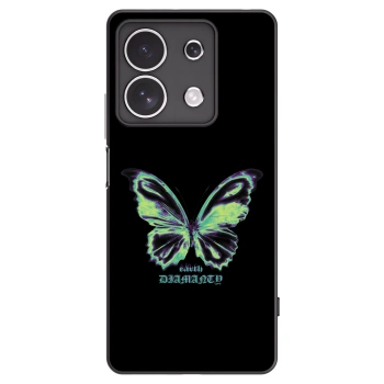 Picasee fekete szilikon tok az alábbi mobiltelefonokra Xiaomi Redmi Note 13 4G - Diamanty Blue