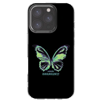Picasee átlátszó szilikon tok az alábbi mobiltelefonokra Apple iPhone 16 Pro - Diamanty Blue