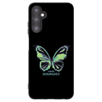 Picasee fekete szilikon tok az alábbi mobiltelefonokra Samsung Galaxy A05s A057G - Diamanty Blue