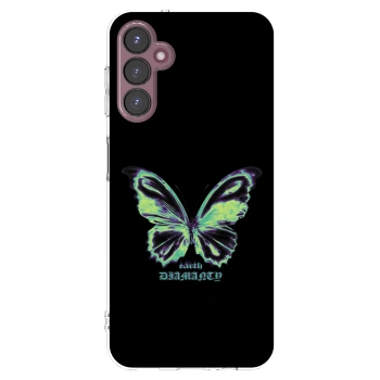 Picasee átlátszó szilikon tok az alábbi mobiltelefonokra Samsung Galaxy A05s A057G - Diamanty Blue