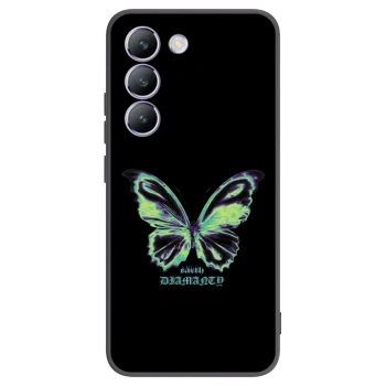 Picasee fekete szilikon tok az alábbi mobiltelefonokra Vivo V40 SE 5G - Diamanty Blue