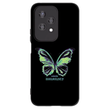 Picasee fekete szilikon tok az alábbi mobiltelefonokra Honor 200 Lite - Diamanty Blue
