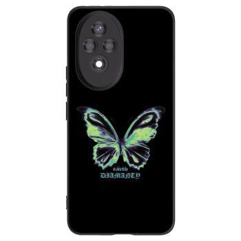Picasee fekete szilikon tok az alábbi mobiltelefonokra Honor 200 5G - Diamanty Blue