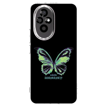 Picasee átlátszó szilikon tok az alábbi mobiltelefonokra Honor 200 5G - Diamanty Blue