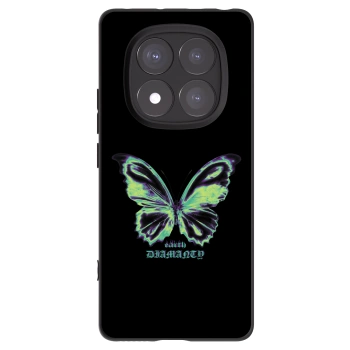 Picasee fekete szilikon tok az alábbi mobiltelefonokra Xiaomi Redmi Note 14 Pro+ 5G - Diamanty Blue