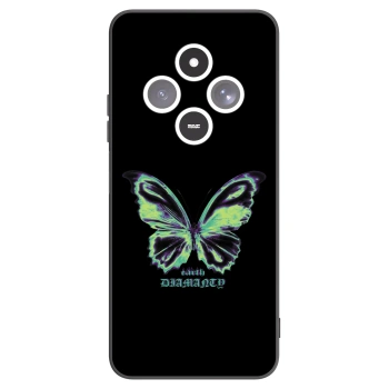 Picasee fekete szilikon tok az alábbi mobiltelefonokra Xiaomi Redmi 14C - Diamanty Blue