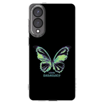 Picasee átlátszó szilikon tok az alábbi mobiltelefonokra Samsung Galaxy S25 Edge 5G - Diamanty Blue