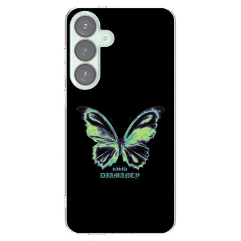 Picasee átlátszó szilikon tok az alábbi mobiltelefonokra Samsung Galaxy S25+ 5G - Diamanty Blue