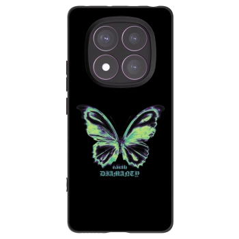 Picasee fekete szilikon tok az alábbi mobiltelefonokra Xiaomi Redmi Note 14 Pro 4G - Diamanty Blue