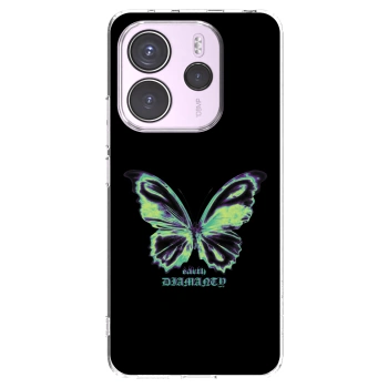 Picasee átlátszó szilikon tok az alábbi mobiltelefonokra Xiaomi Redmi Note 14 4G - Diamanty Blue