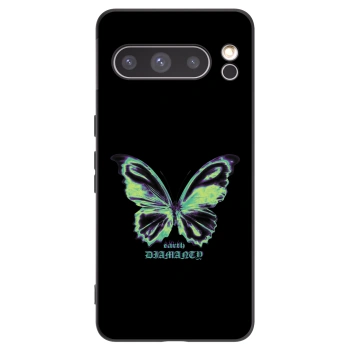 Picasee fekete szilikon tok az alábbi mobiltelefonokra Google Pixel 8 Pro - Diamanty Blue