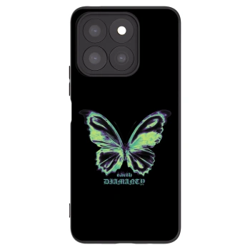 Picasee fekete szilikon tok az alábbi mobiltelefonokra Honor X8c - Diamanty Blue