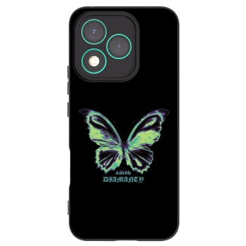 Picasee fekete szilikon tok az alábbi mobiltelefonokra Honor 400 Lite 5G - Diamanty Blue
