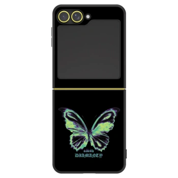 Szilikon tok erre a típusra Samsung Galaxy Z Flip5 5G - Diamanty Blue