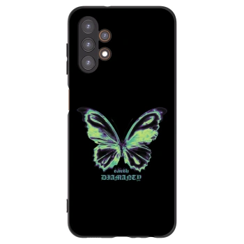 Picasee fekete szilikon tok az alábbi mobiltelefonokra Samsung Galaxy A13 5G - Diamanty Blue